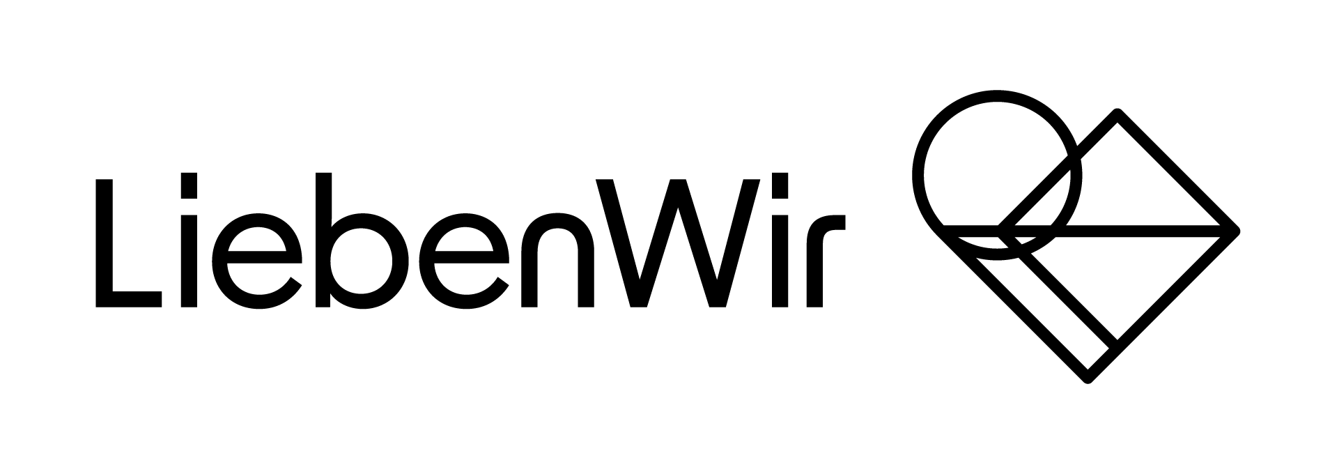 Lieben Wir Logo schwarz