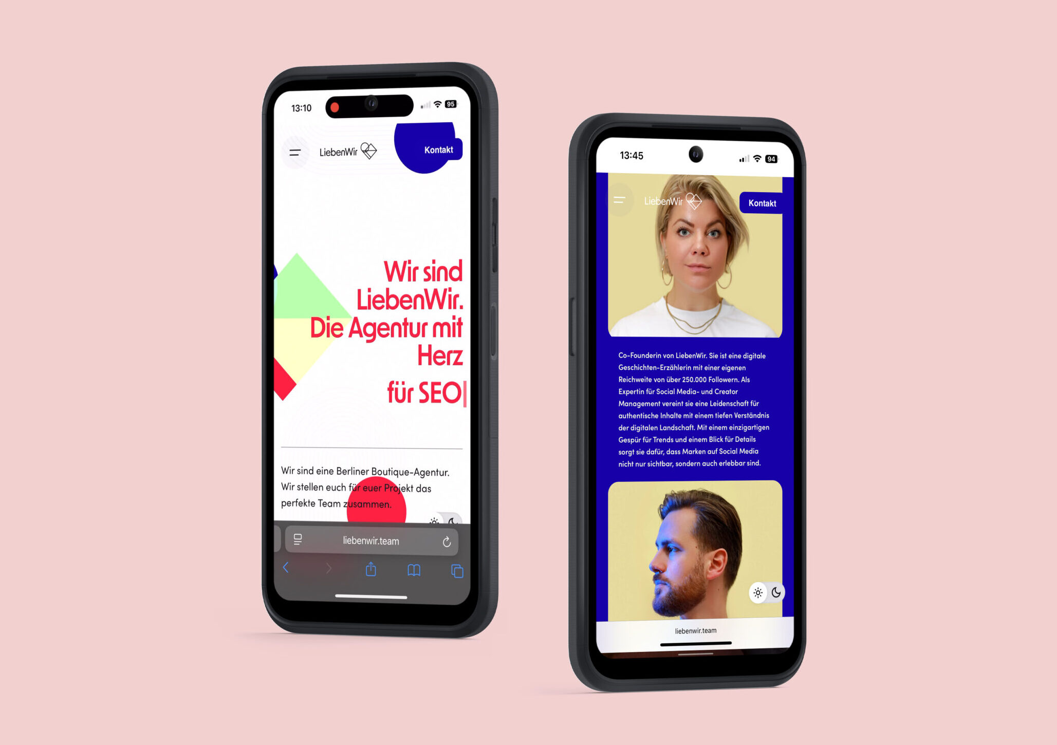 LiebenWir Projekt Mockup