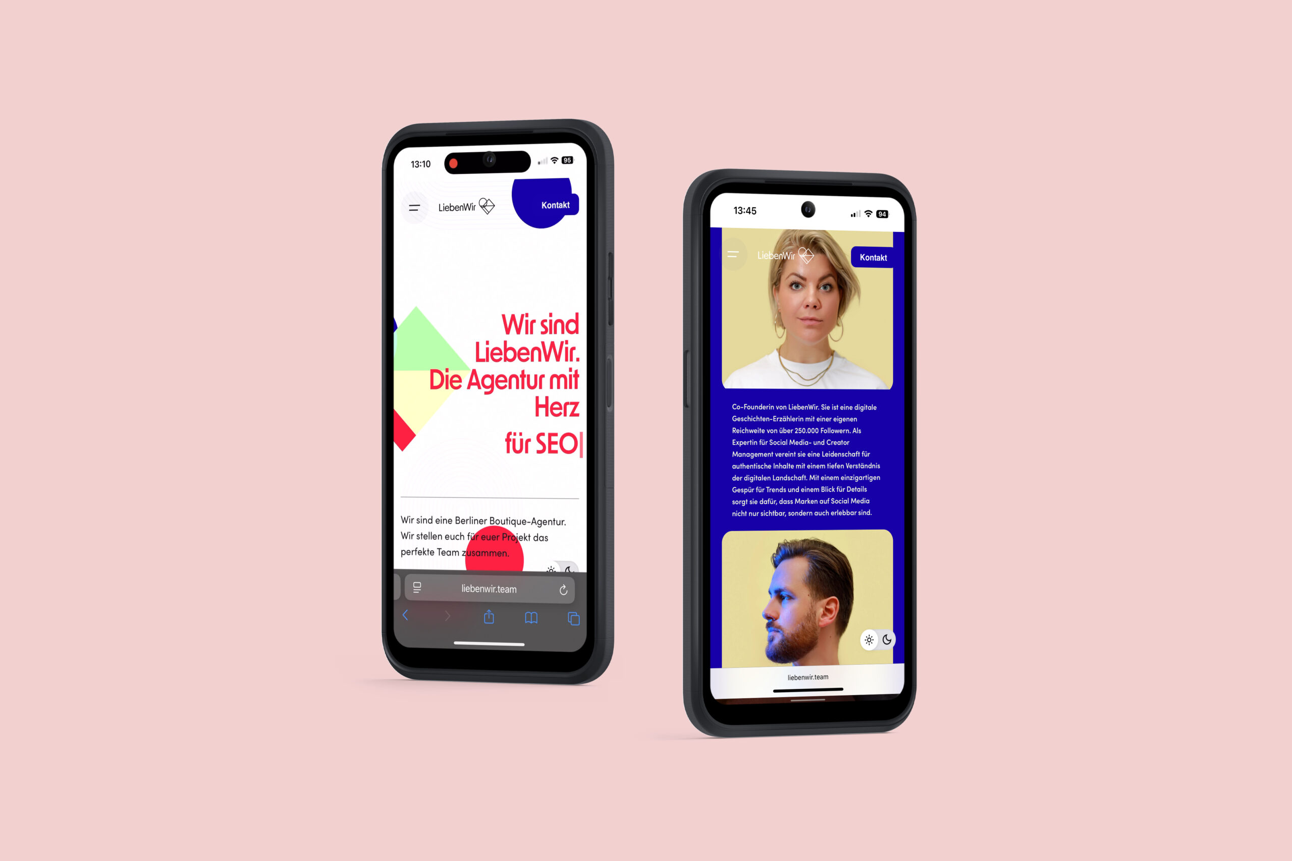 LiebenWir Projekt Mockup